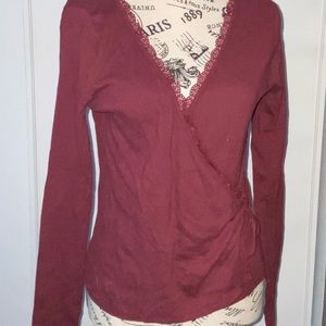 Burgundy Long Sleeve, Never Worn!